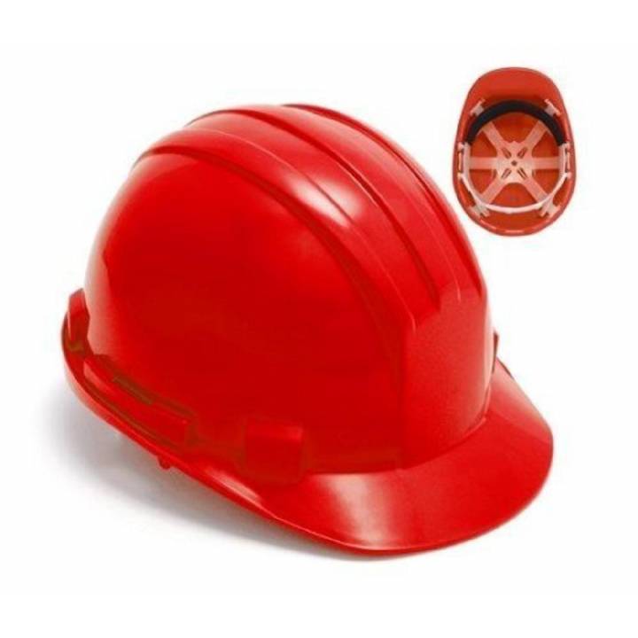 SAFETY HELMET/HARD HAT -  RED