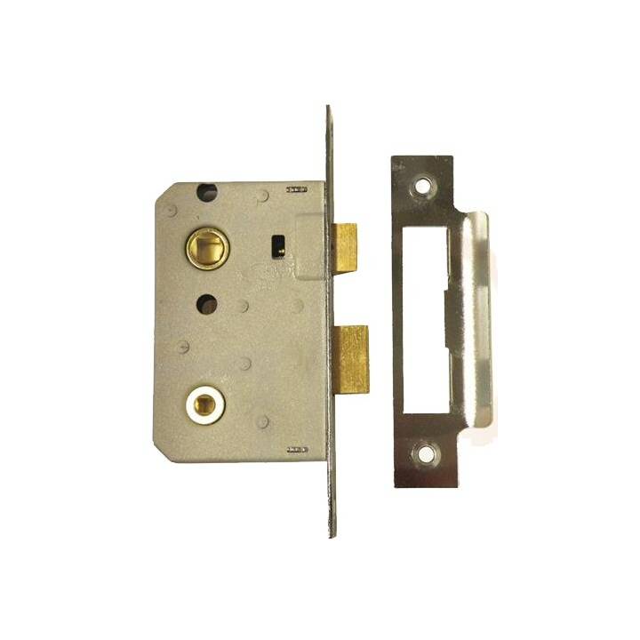 ERA 343-62 76mm(3) Bathroom Lock Polished Chrome
