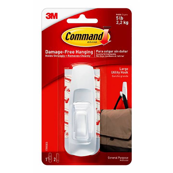 COMMAND STRIP LARGE UTILITY HOOK