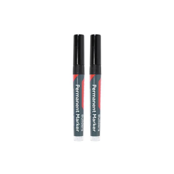 TIMCO MIXED TIP MARKERS BLACK PK.2