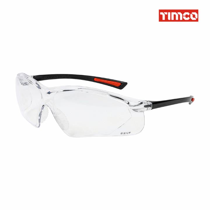 TIMCO SLIMFIT SAFETY GLASSES CLEAR