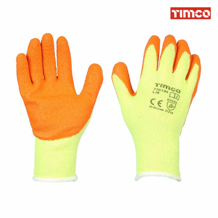 TIMCO ECO GRIP LATEX GLOVES