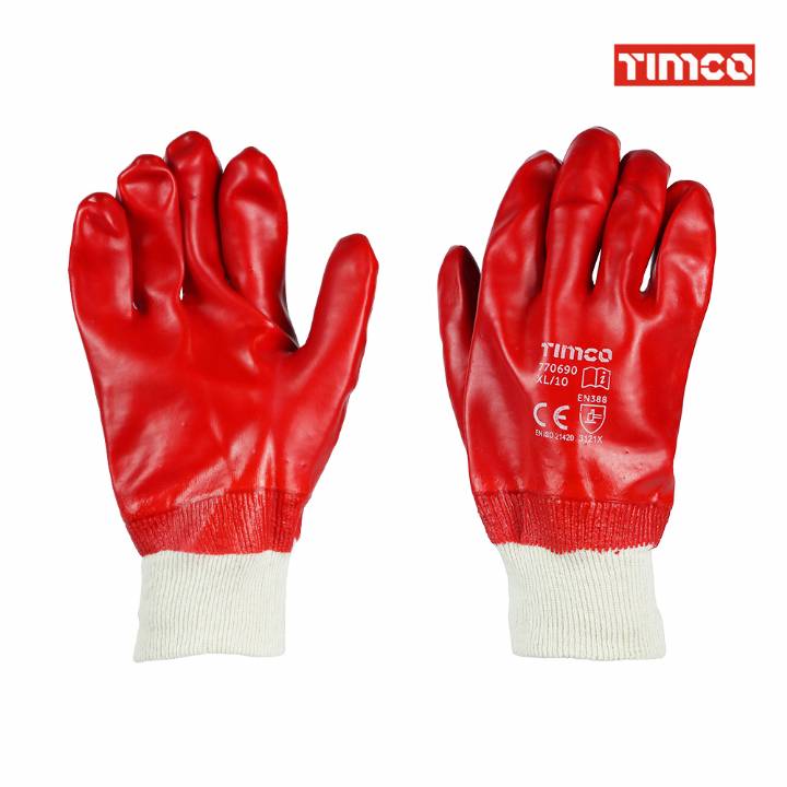 TIMCO PVC COATED GLOVES XL