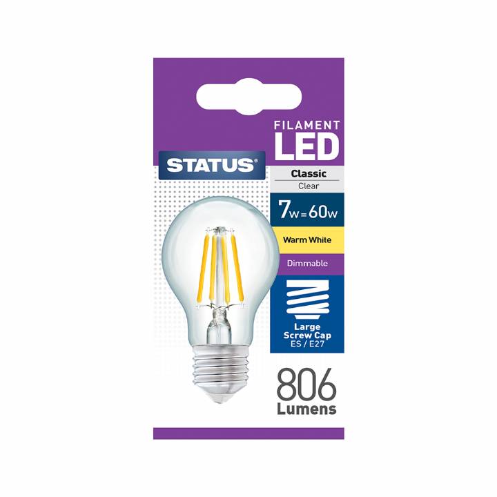 STATUS LED 7W ES DIMMABLE LED FILAMENT