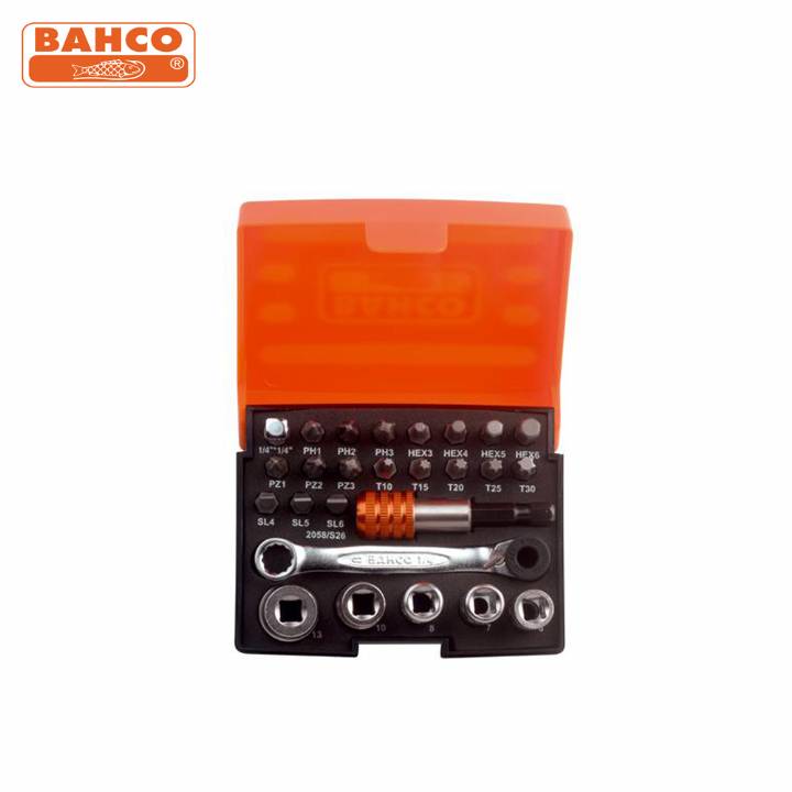 BAHCO 26 PIECE SMALL RATCHET WRENCH SET
