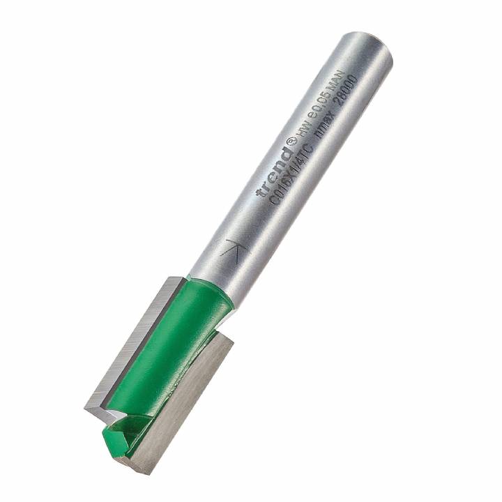 TREND ROUTER 1/4 INCH TWO FLUTE BIT
