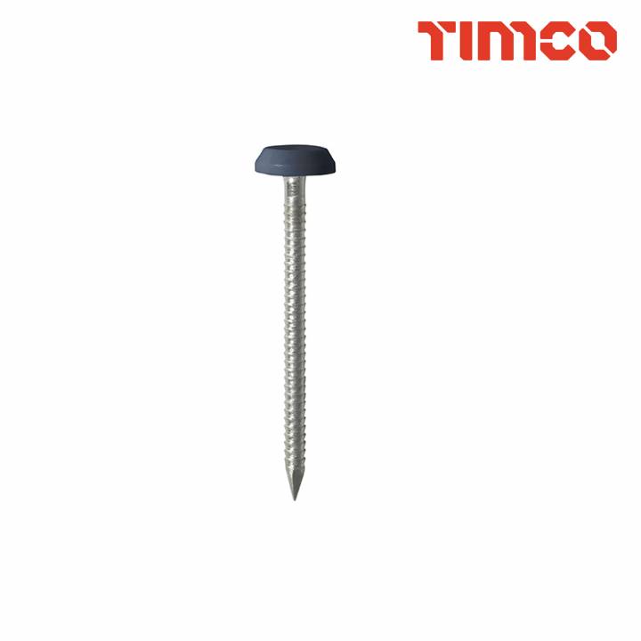 POLY TOP PINS 30MM ANTHRACITE GREY/250