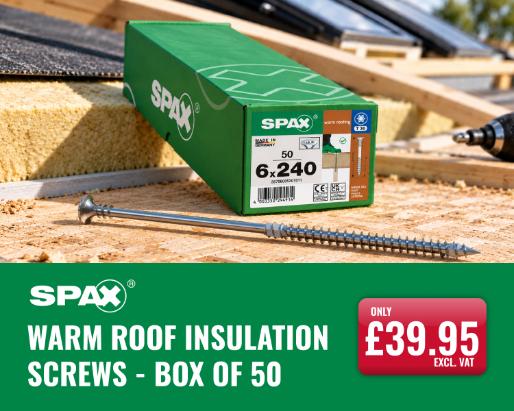 SPAX WARM ROOF SCREWS