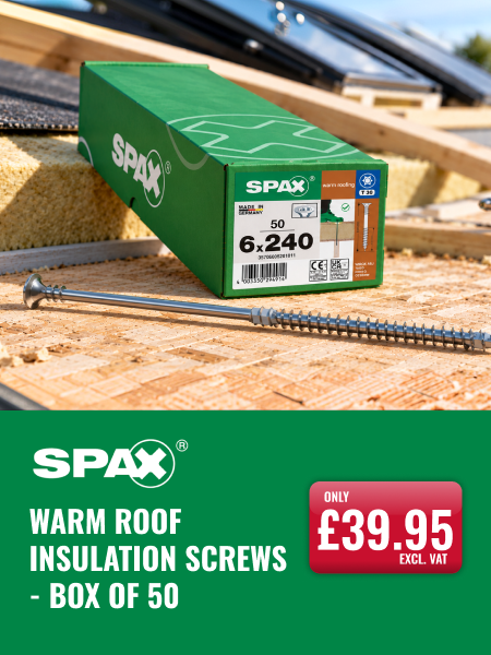 SPAX WARM ROOF SCREWS