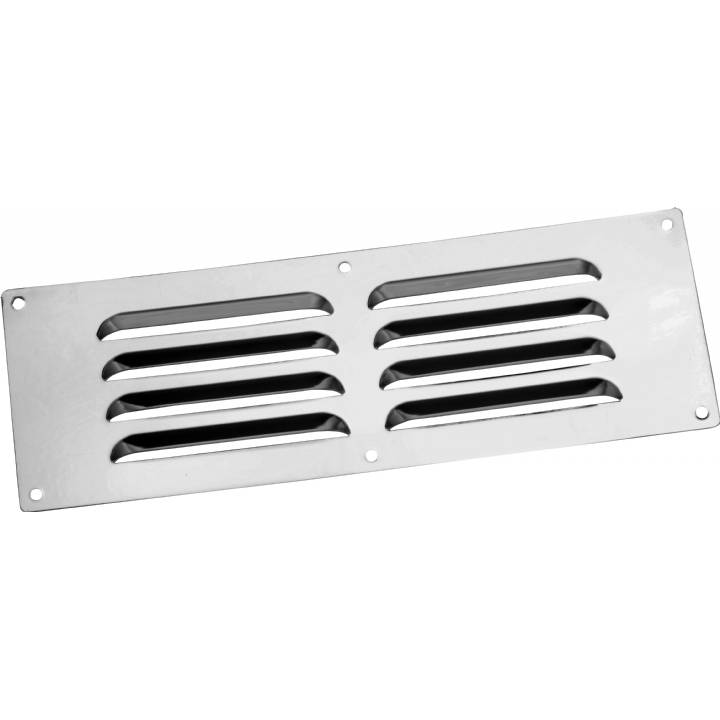 LOUVRE VENT CHROME 9X3IN