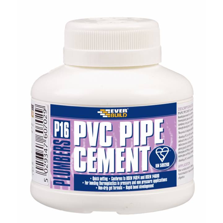 P16 PVC PIPE CEMENT