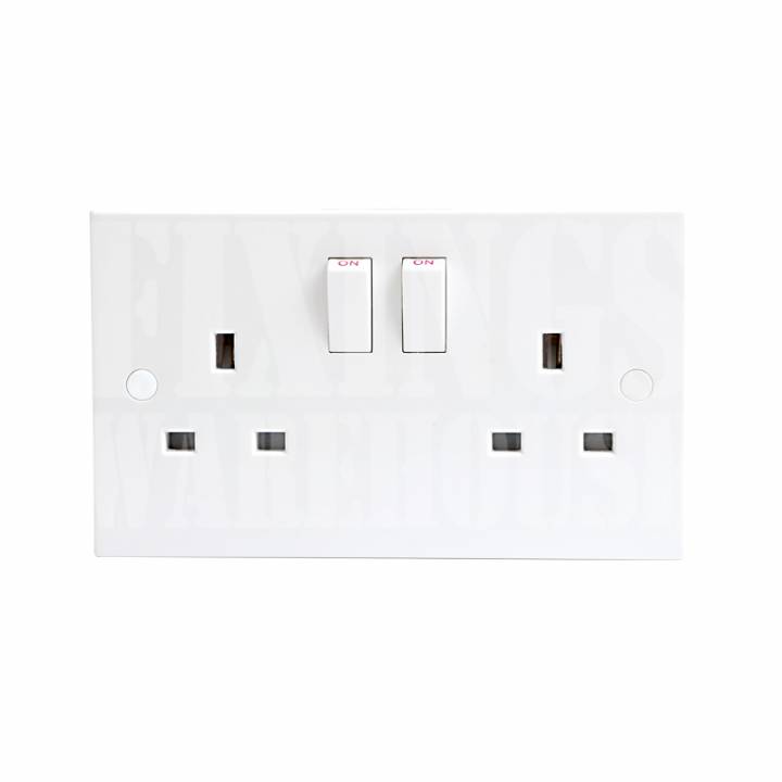 ML DOUBLE SWITCHED SOCKET DOUBLE POLE