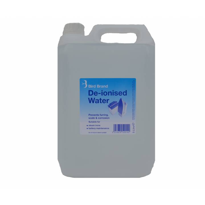 BIRD BRAND DE-IONISED WATER 5L