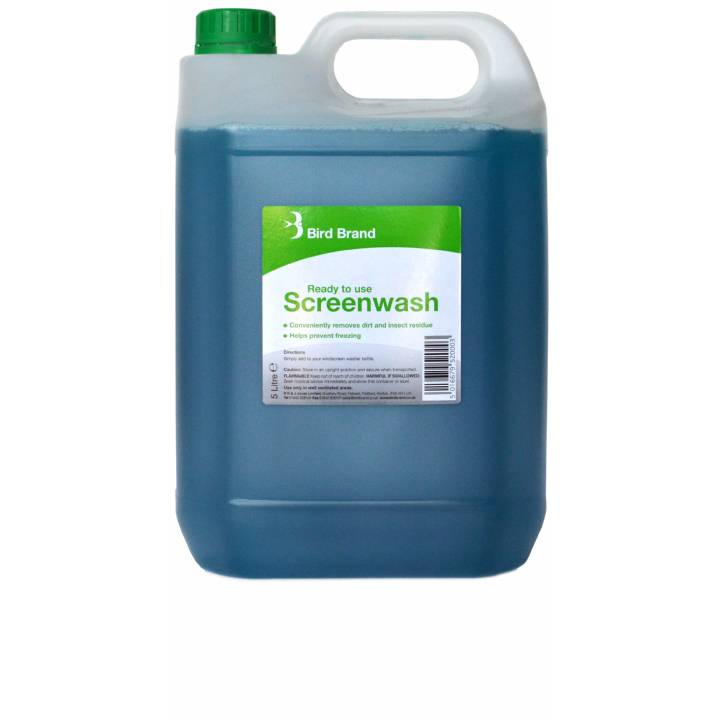 BIRD BRAND READY TO USE SCREENWASH 5L