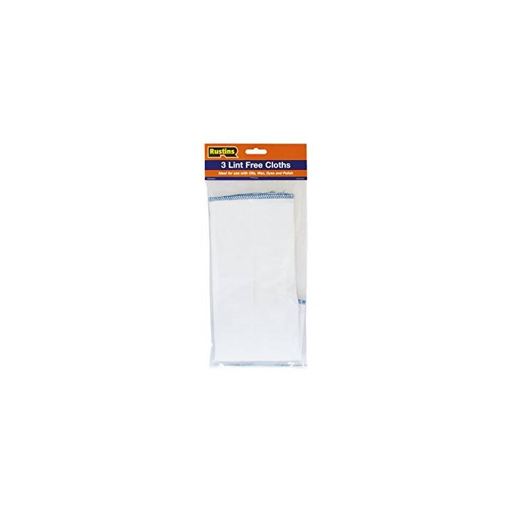 RUSTINS LINT FREE CLOTH 3 PACK