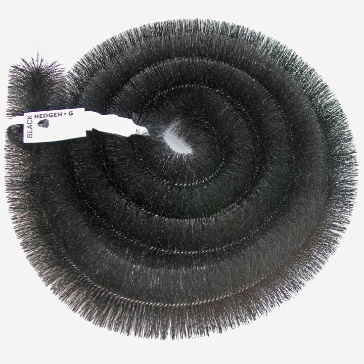 HEDGEHOG GUTTER BRUSH 100MM X 4M BLACK