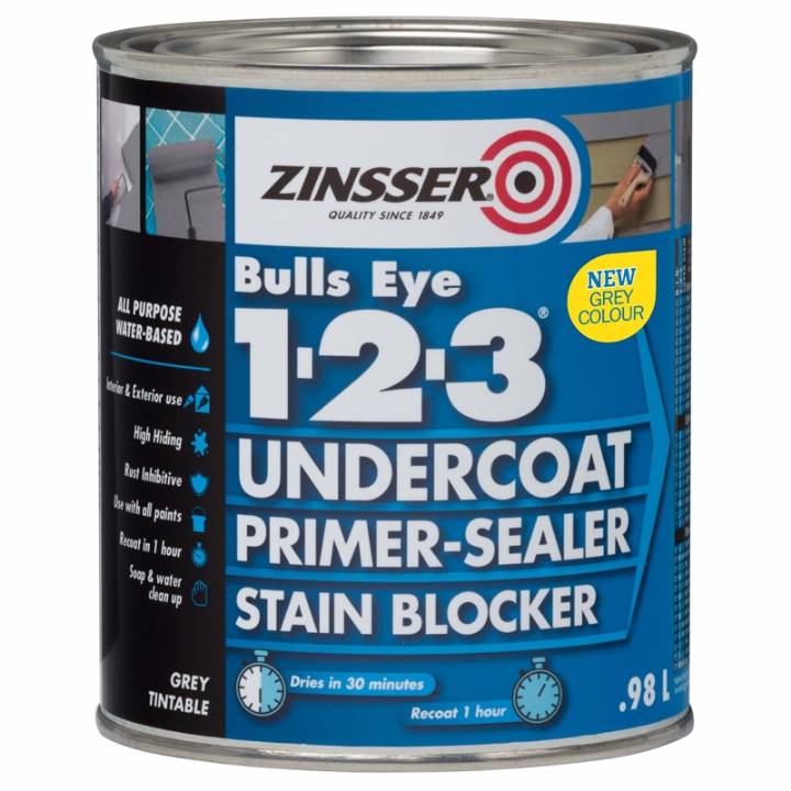 ZINSSER BULLS EYE 1-2-3 WHITE