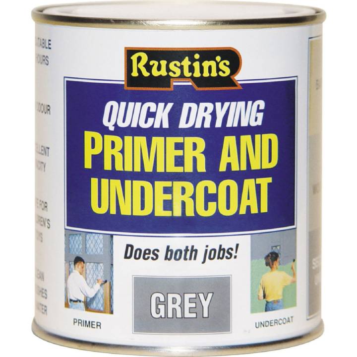 RUSTINS GREY QUICK DRY  PRIMER UNDERCOAT