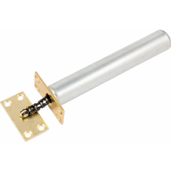 CONCEALED DOOR CLOSER IN BRASS FINISH