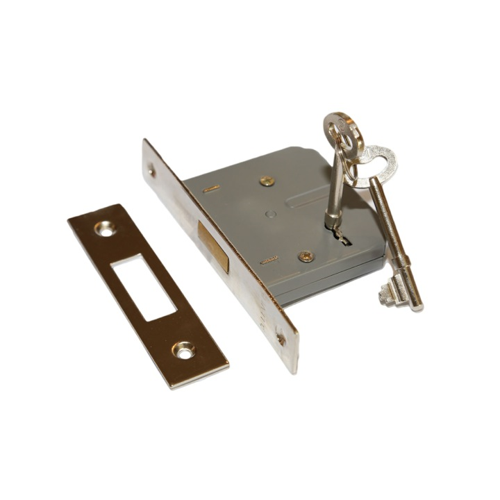 3 LEVER DEADLOCK NICKEL 3 INCH