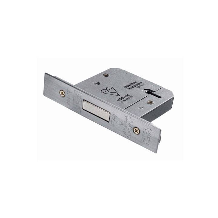 5-LEVER DEADLOCK STAINLESS 3 INCH