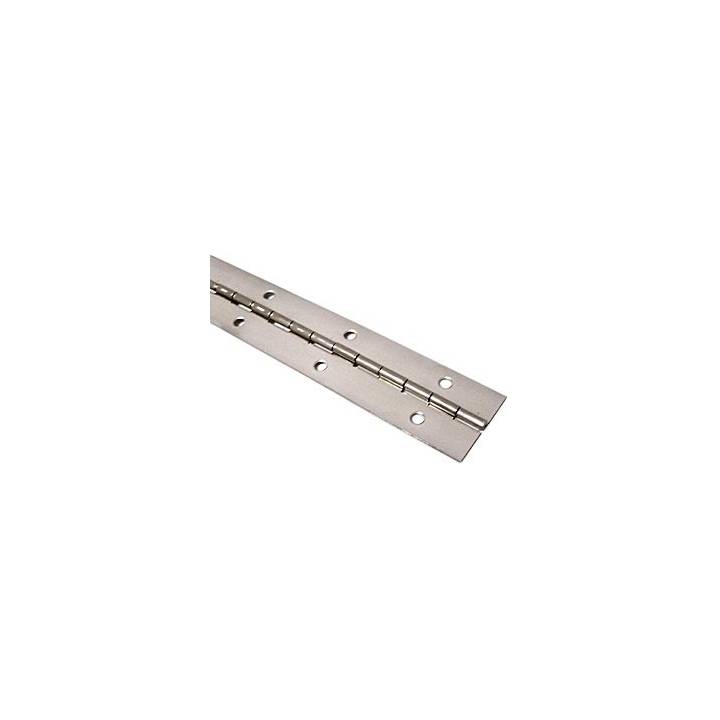 PIANO HINGE IN NICKEL FINISH