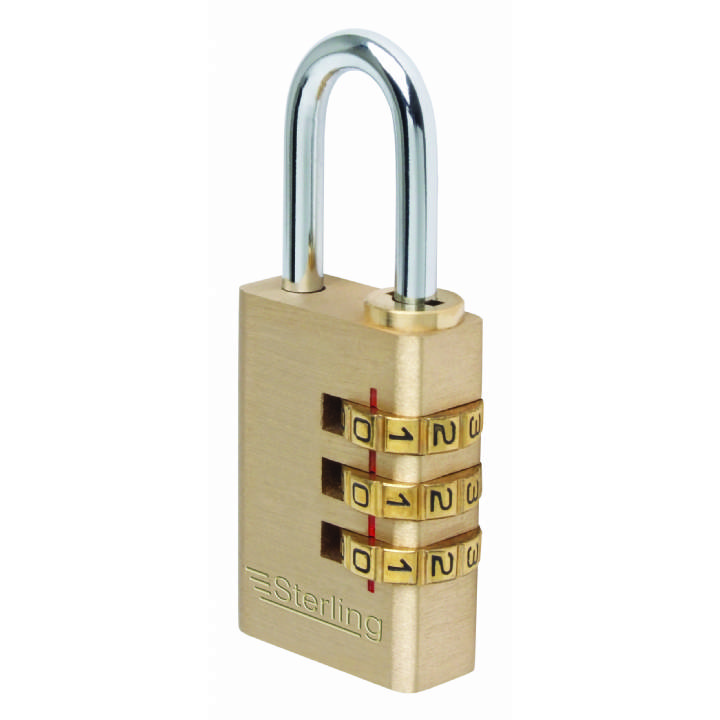 STERLING 26MM COMBINATION PADLOCK