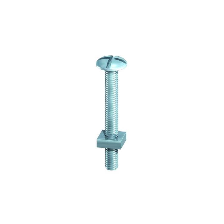 TIMCO MUSHROOM HEAD ROOF BOLTS M6 x 30 100PK