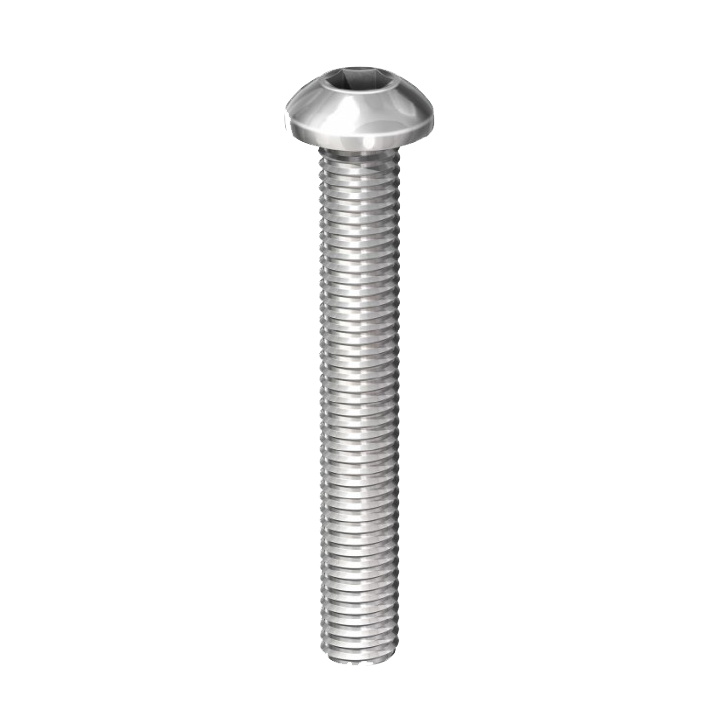 STAINLESS SKT SCREW BUTTON M8X25 PK.10