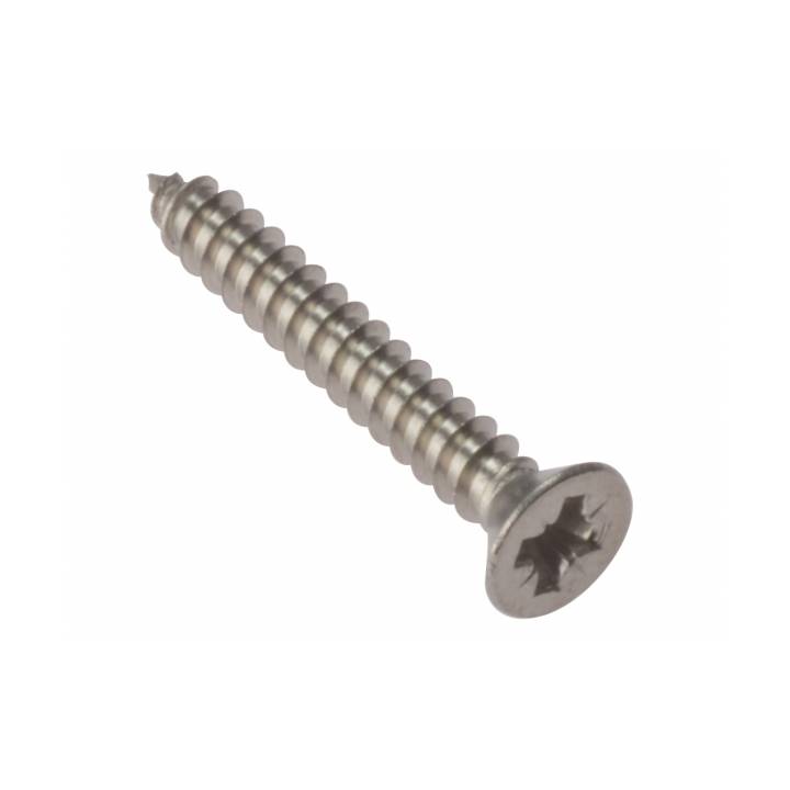 SELF TAPPING SCREWS COUNTERSUNK STAINLESS 10 X 2 1/2