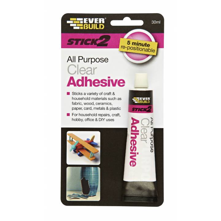 STICK 2 ALL PURPOSE CLEAR ADHESIVE