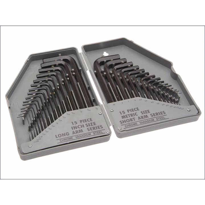 HEX KEY SET 30 PIECE