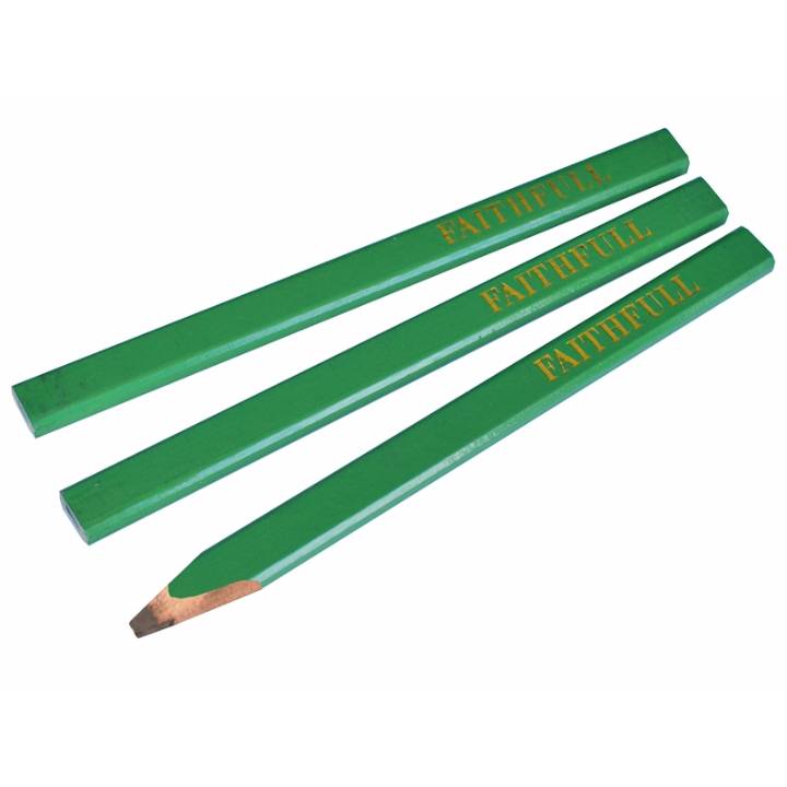 FAITHFULL GREEN CARPENTERS PENCILS HARD