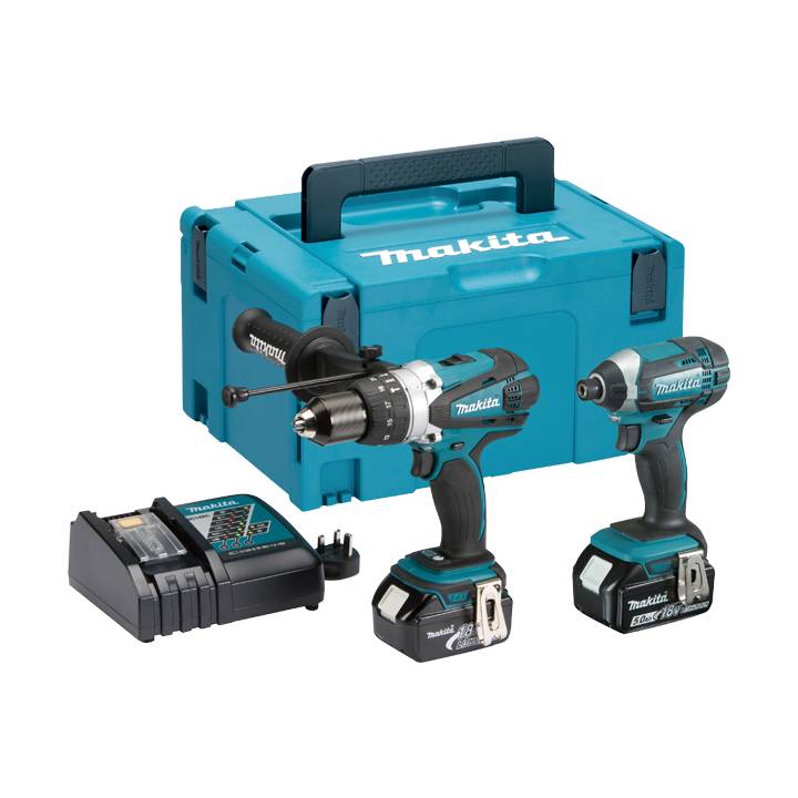 MAKITA 18v TWIN PACK 5AMP INC 2 BATTERIES