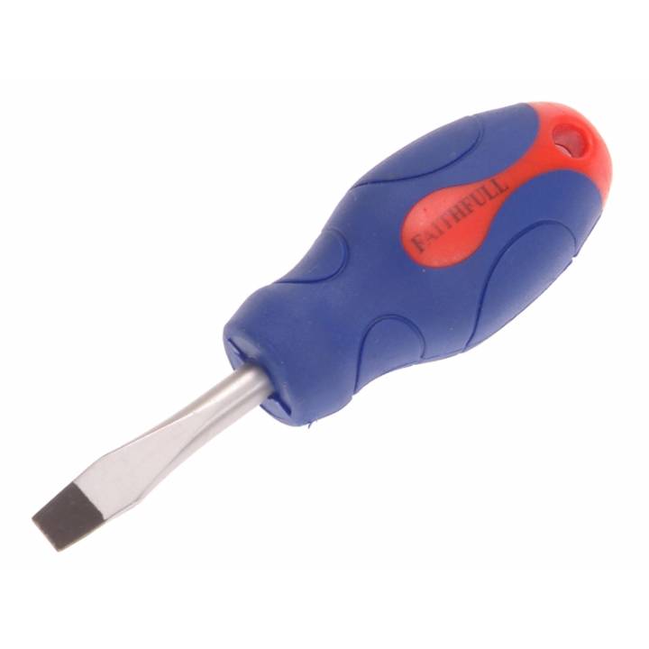 FAITHFULL STUBBY SLOTTED SCREWDRIVER