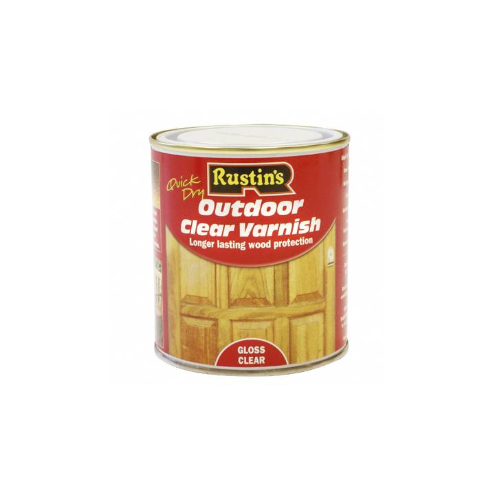 RUSTINS EXTERIOR VARNISH GLOSS 500ML