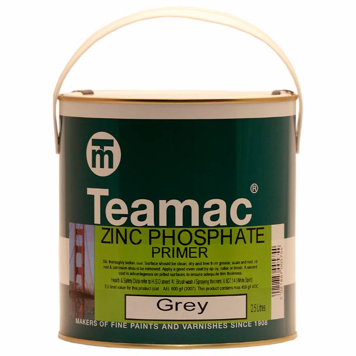 TEAMAC GREY PHOSPATE PRIMER 2.5LT