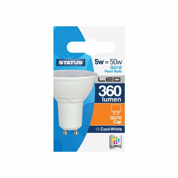 LED 5W GU10 COOL WHITE 4000K BULB