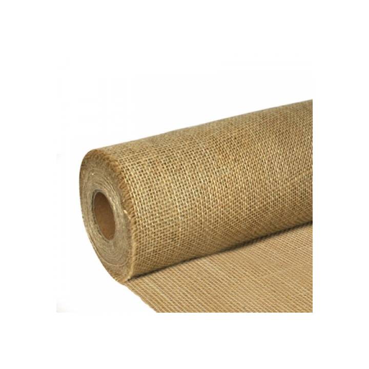 NATURAL HESSIAN FROSTPROOF ROLL 137CM X 46M