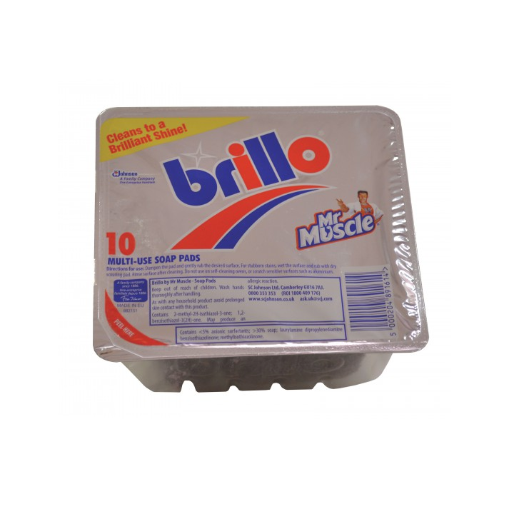 MR MUSCLE BRILLO PADS 10PK