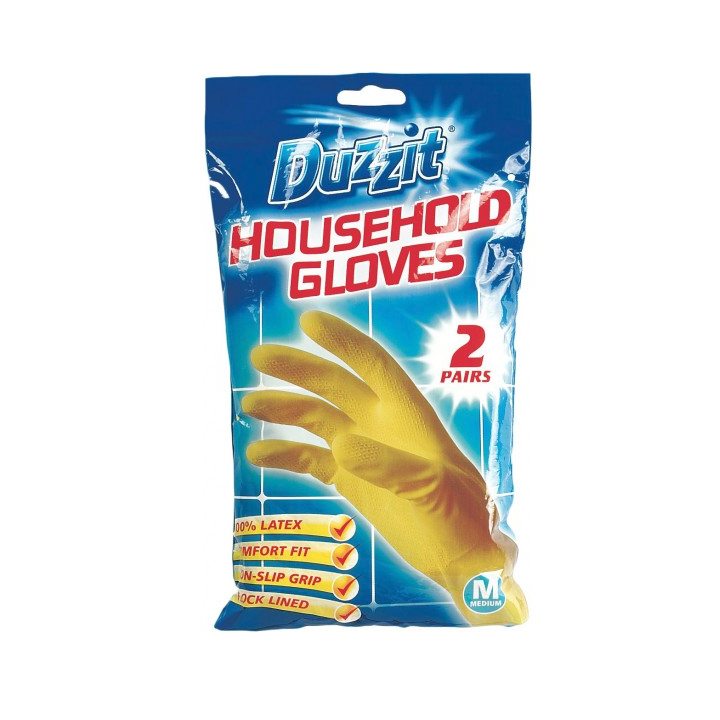 2pk Medium Household Gloves