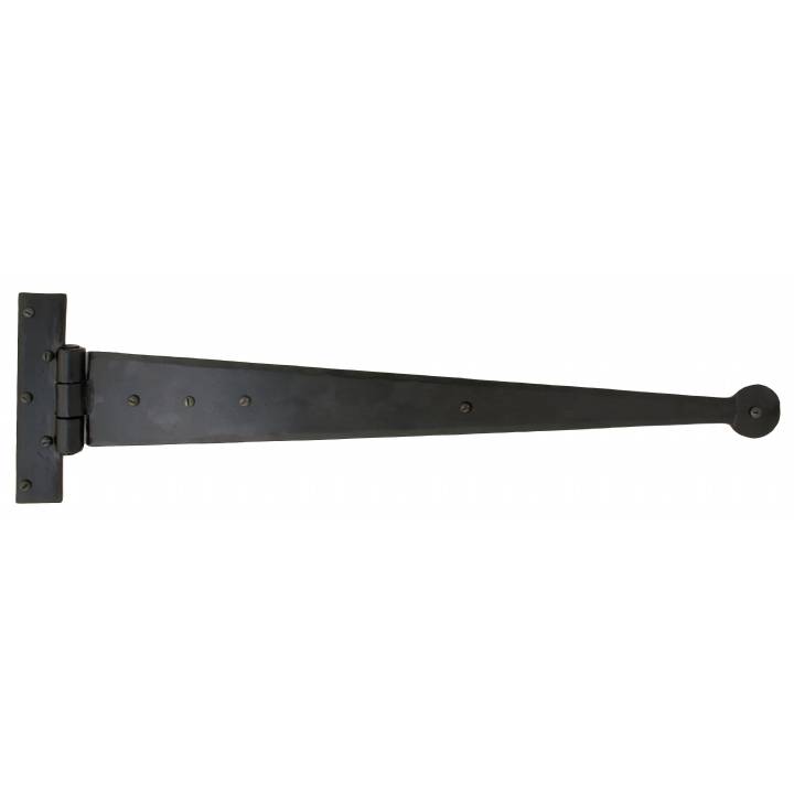 Black 18inch T Hinge (pair)