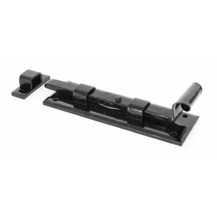 Black 6inch Straight Door Bolt