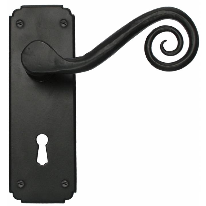 Black Monkeytail Lever Lock Set