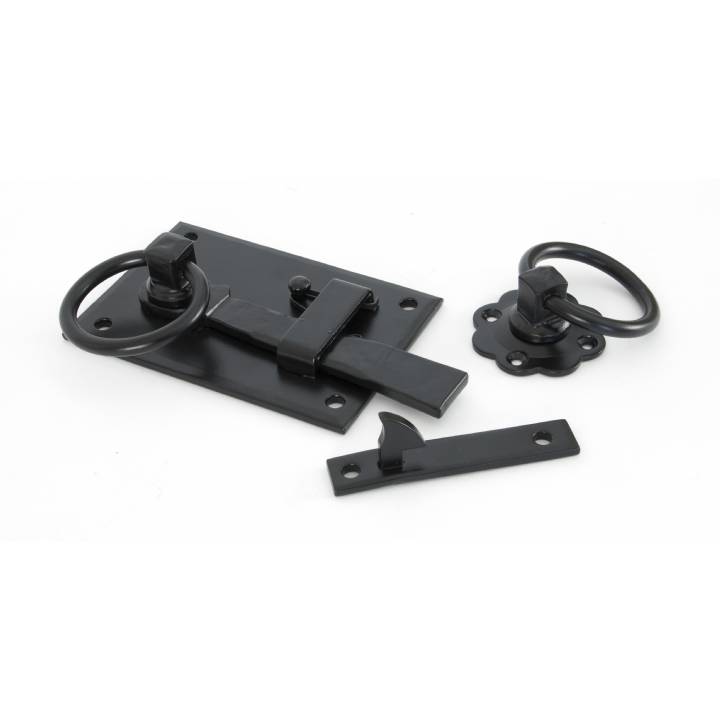 Black Cottage Latch - LH