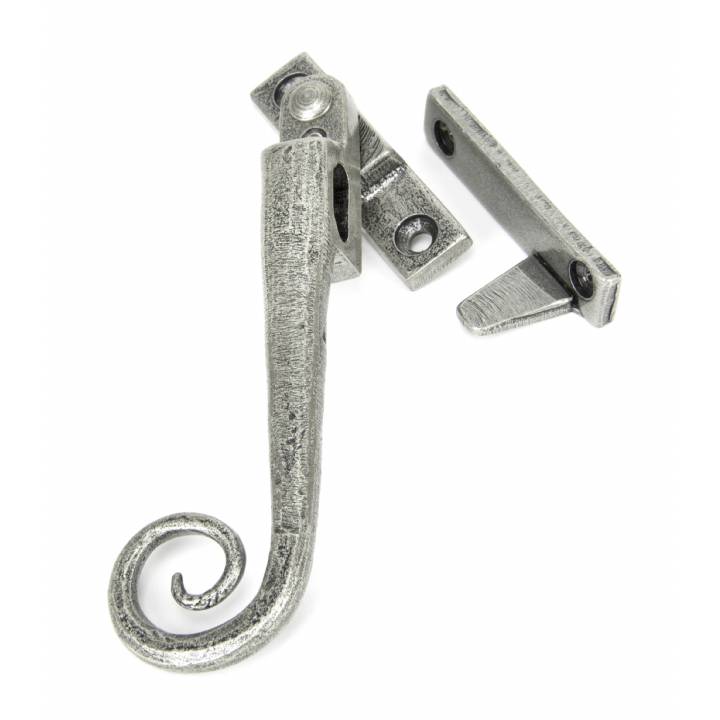 Pewter Night Vent Locking Monkeytail Fastener - LH