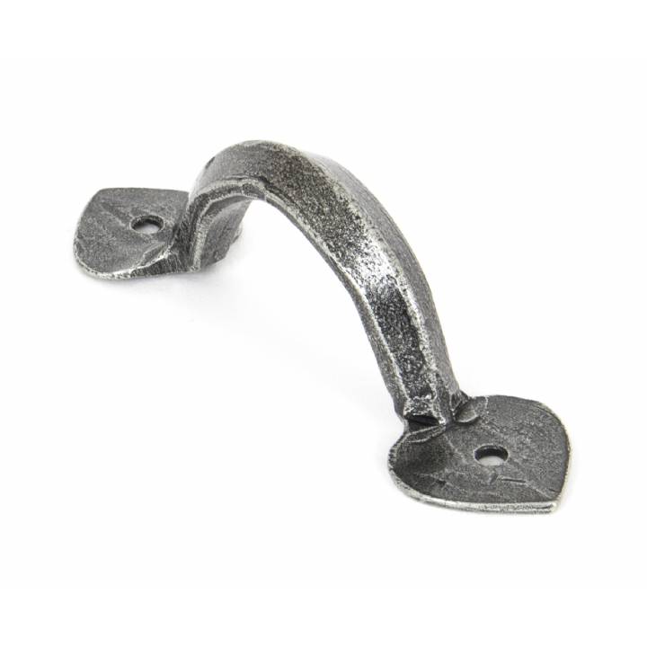Pewter 4inch Gothic D Handle