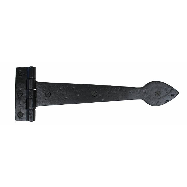 Black 12inch Smooth T Hinge (pair)