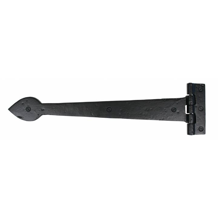 Black 16inch Smooth T Hinge (pair)