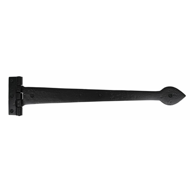 Black 18inch Smooth T Hinge (pair)